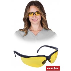 Przeciwodpryskowe okulary ochronne IDAHO -LIGHT żółte