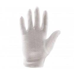 Rękawice bawełniane nakrapiane MINI PLS PCV