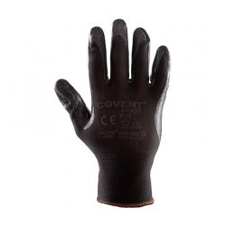Rękawice powlekane nitrylem COVENT BLACK 