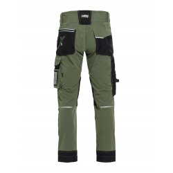Spodnie robocze Professional Stretch Line oliwka STALCO wygodne elastyczne